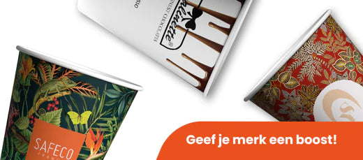 Koffiebeker met logo bedrukken? Jouw eigen logo op een beker