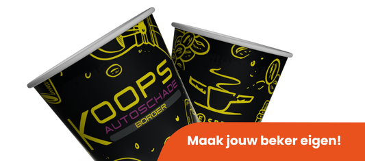 Laat jouw merk eruit springen met gepersonaliseerde bekers van CUPSZ!