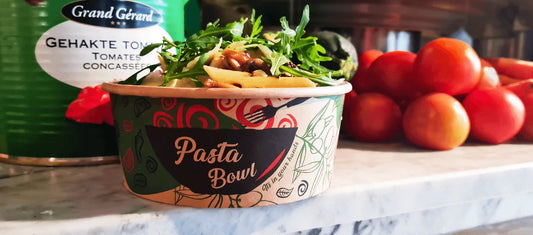 Deliver your meal in a cardboard bowl from CUPSZ!