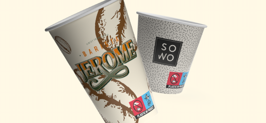 Branded paper cups